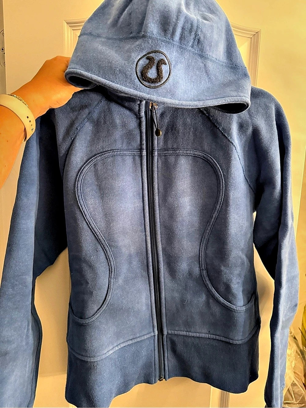 lululemon Hooded Full-Zip Jacket in Blue